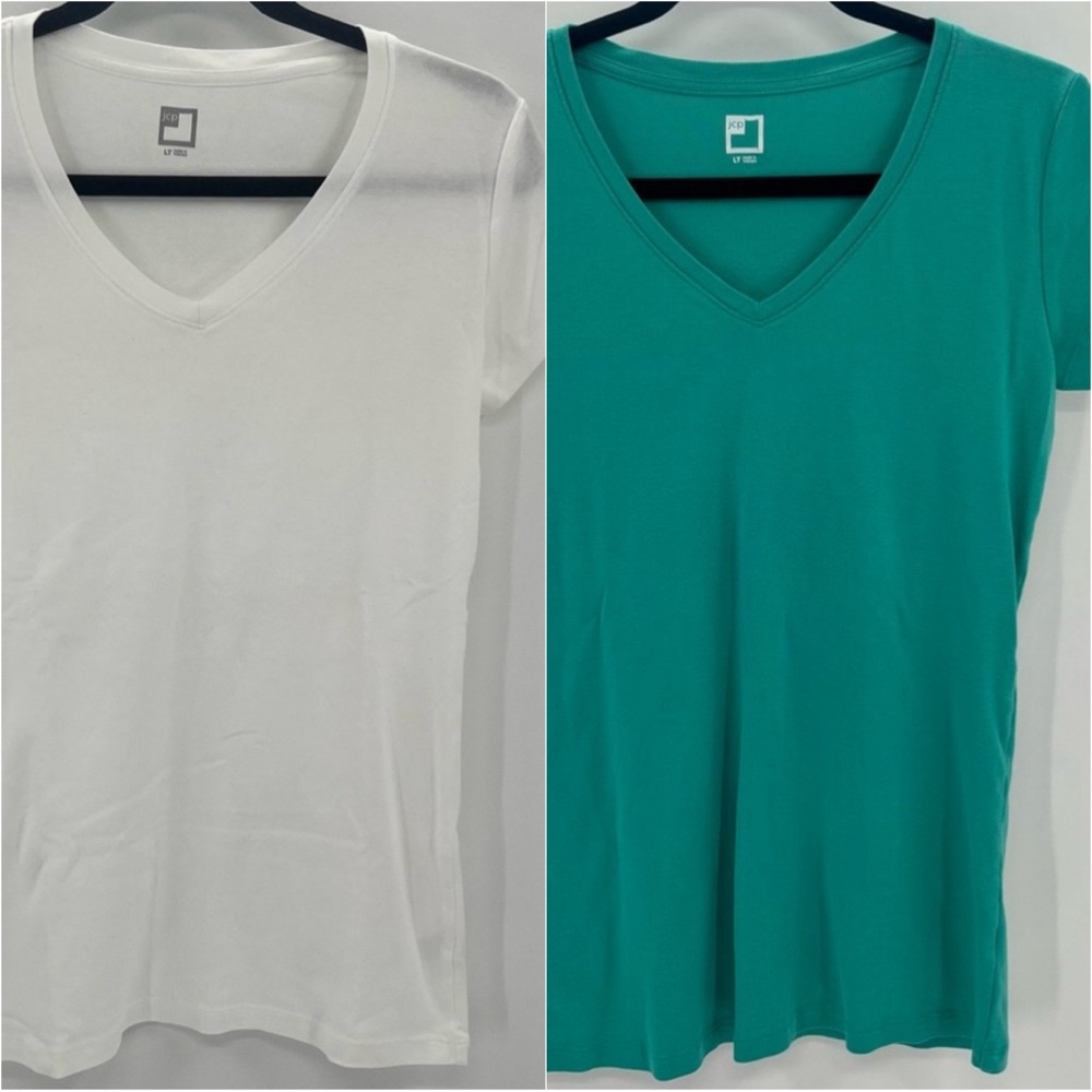 JCP V-Neck T-Shirt Bundle - Size Large Tall
